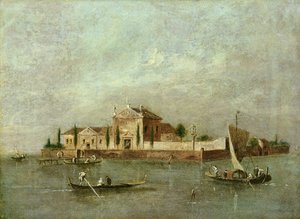 ロザリオの聖母の島 作： Giacomo style of Guardi