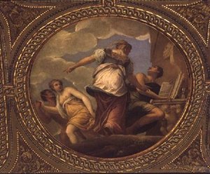 学問のアレゴリー（天井画） 作： Giambattista Zelotti