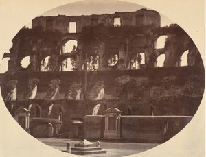 コロッセオの内部、1850 年代。 作： Giambattista Altadonna