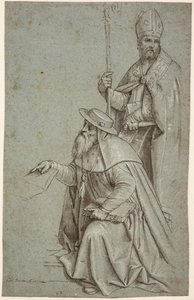 聖ヒエロニムスと聖アウグスティヌス / アンブローズ 作： Giambattista Moroni