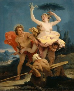 アポロとダフネ、1743～1745年。 作： Giambattista Tiepolo