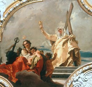 信仰、希望、慈善、1744年。 作： Giambattista Tiepolo