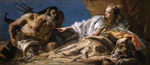 ヴェネツィアに贈り物を提供するネプチューン、c。 1750年。