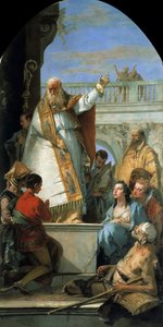 聖パトリック、アイルランド司教、1746年頃。 作： Giambattista Tiepolo
