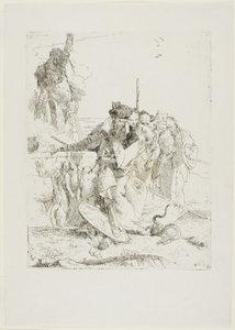 スケルツィより「蛇を見る六人」 作： Giambattista Tiepolo