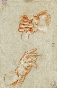 手の研究。 作： Giambattista Tiepolo