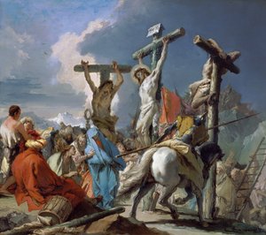 はりつけ 作： Giambattista Tiepolo