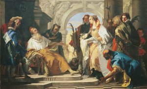 クロッタ家の守護聖人 作： Giambattista Tiepolo