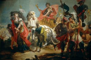 アウレリアヌスの勝利。 作： Giambattista Tiepolo