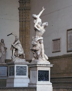 サビーネの女のレイプ、1574-82（大理石）（359413も参照）