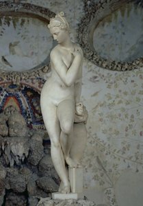 金星は彼女の浴室から足を踏み出す、1573年（大理石）