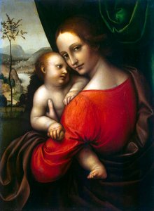 聖母子」、1520年代。 作： Giampietrino
