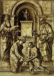 犠牲のシーン 作： Gian Francesco de Maineri