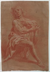 ひざまずく男 作： Gian Giacomo Barbelli