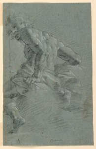 エルメスの研究、巨人の崩壊の準備研究、ベルガモのモロニ宮殿の天井フレスコ画 作： Gian Giacomo Barbelli