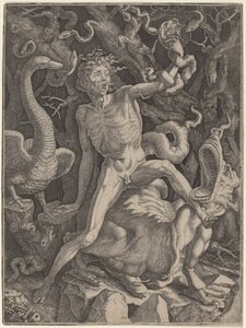 フューリー 作： Gian Jacopo Caraglio after Rosso Fiorentino
