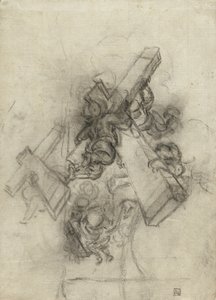 十字架を運ぶプッティ、1672-75 作： Gian Lorenzo Bernini
