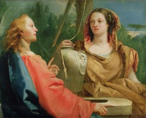 キリストとサマリア人の女性 作： Giovanni Domenico Tiepolo