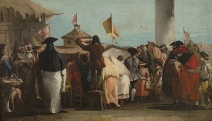 モンドノボ、ca 1764-1765 作： Giovanni Domenico Tiepolo