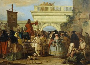 シャーラタン 作： Giovanni Domenico Tiepolo