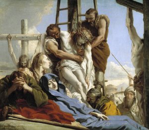 十字架からの降下、1772 作： Giovanni Domenico Tiepolo