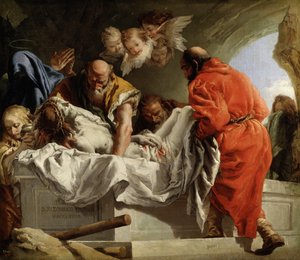 キリストの墓、1772年 作： Giovanni Domenico Tiepolo