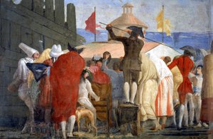 新世界、1791-97（60391も参照） 作： Giovanni Domenico Tiepolo
