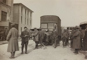 アルバム「Pictures of War II」。イタリア・ゴリツィア、グラディスカ・サグラードのイタリア兵（モノクロ写真 作： Gigliucci Gigliucci