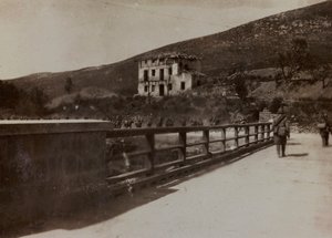 アルバム「Pictures of War II」。Val ChiusoneからPodsenicaに向かうイタリア兵、1917年09月（モノクロ写真 作： Gigliucci Gigliucci