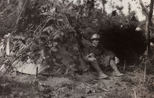 アルバム「Pictures of War II」。Val ChiusoneからPodsenicaに向かうイタリア兵、1917年09月（モノクロ写真 作： Gigliucci Gigliucci
