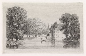 水上の城 作： Gijsbertus Johannes Verspuy