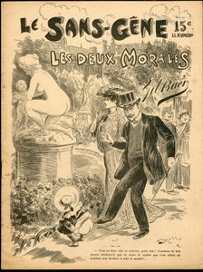 サンス・ジーン - ギル・ベール（1859-1931）のイラストレーション：アート、彫刻、彫像、子供時代、公共の庭、ヌーディット
