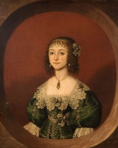 少女の肖像、1638年。 作： Gilbert Jackson
