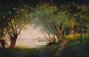 「ポワシーの近く、1880年頃、1938年 作： Gilbert Munger