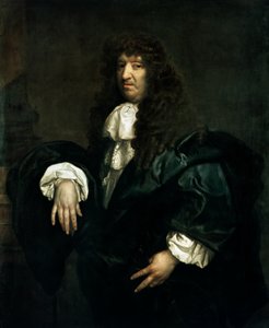 サミュエル・バトラーの肖像」1670-80年頃（油彩・キャンバス