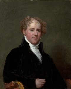 チャールズ・デイビス（1777–1821）、1808-09年頃（木製パネルに油彩） 作： Gilbert Stuart