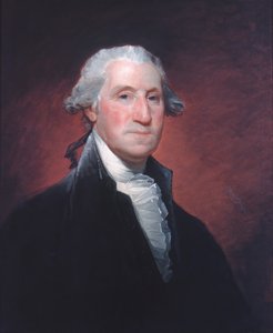 ジョージワシントン、ca。 1798-1800。 作： Gilbert Stuart