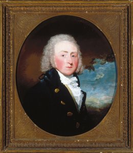 エドワード・ロフタスの肖像（キャンバスに油彩） 作： Gilbert Stuart