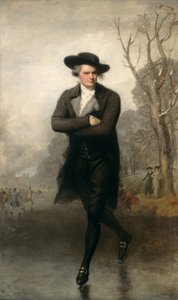 ウィリアム・グラントのスケーターの肖像、1782年。 作： Gilbert Stuart