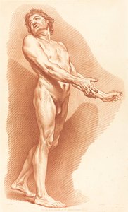 アカデミー (642) 作： Gilles Antoine Demarteau after Carle Van Loo