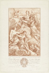 ユスティティアを芸術のパトロンとするアレゴリー La Justice protege les arts (オブジェクトのタイトル)