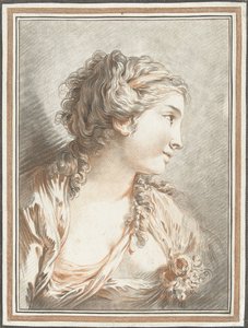 女性のバスト 作： Gilles Demarteau