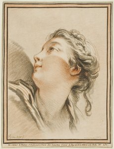 女性の頭 作： Gilles Demarteau