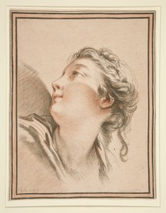 女性の頭 作： Gilles Demarteau