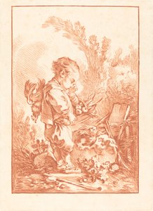 The Marauder The Thief, c. 1769年。 作： Gilles Demarteau