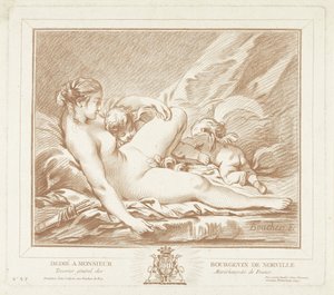 Liggende Venus と Amor en Anteros の出会い