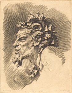 牧神の頭 作： Gilles Demarteau, the Elder after François Boucher