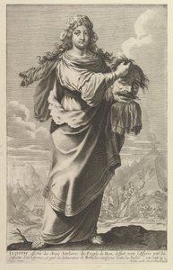 ジュディス、1647年。クリエイター：ジル・ルスレ、アブラハム・ボッセ。 作： Gilles Rousselet and Abraham Bosse