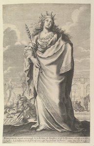 マリアンヌ、1647年。クリエイター：ジル・ルスレ、アブラハム・ボッセ。 作： Gilles Rousselet and Abraham Bosse