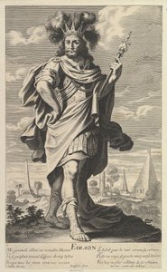 ファラオ、カリフォルニア州。 1639-40。 クリエイター：ジル・ルスレ、アブラハム・ボッセ。 作： Gilles Rousselet and Abraham Bosse